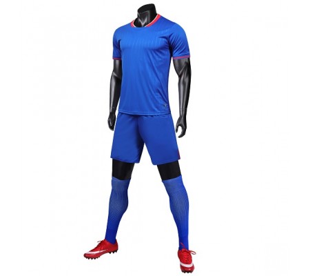 1905 Customize Team Blue Children's Soccer Jersey Kit(Shirt+Short)