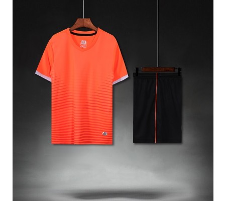 1908 Customize Team Orange Children's Soccer Jersey Kit(Shirt+Short)