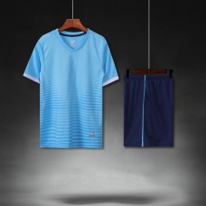 1908 Customize Team Sky Blue Children's Soccer Jersey Kit(Shirt+Short)