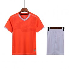 2002 Customize Team Orange Children's Soccer Jersey Kit(Shirt+Short)