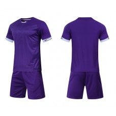 2003 Customize Team Purple Children's Soccer Jersey Kit(Shirt+Short)