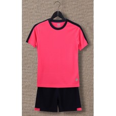 2004 Customize Team Pink Children's Soccer Jersey Kit(Shirt+Short)