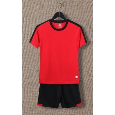 2004 Customize Team Red Children's Soccer Jersey Kit(Shirt+Short)