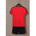 2004 Customize Team Red Children's Soccer Jersey Kit(Shirt+Short)