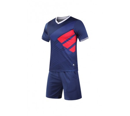 2005 Customize Team Dark Blue Children's Soccer Jersey Kit(Shirt+Short)