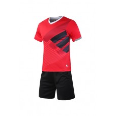 2005 Customize Team Red Children's Soccer Jersey Kit(Shirt+Short)