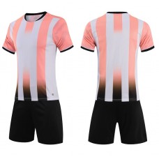 2806 Customize Team Pink Children's Soccer Jersey Kit(Shirt+Short)