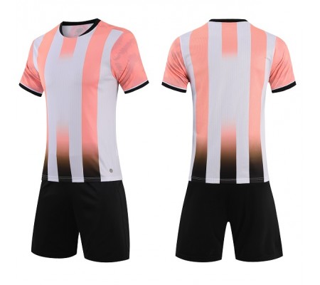 2806 Customize Team Pink Children's Soccer Jersey Kit(Shirt+Short)