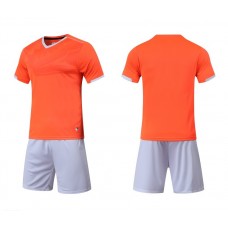 2809 Customize Team Orange Children's Soccer Jersey Kit(Shirt+Short)