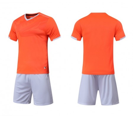 2809 Customize Team Orange Children's Soccer Jersey Kit(Shirt+Short)