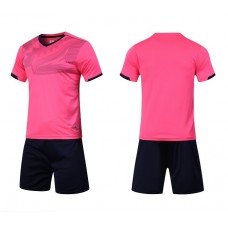 2809 Customize Team Pink Children's Soccer Jersey Kit(Shirt+Short)