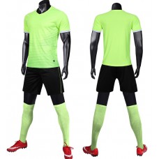 2890 Customize Team Green Children's Soccer Jersey Kit(Shirt+Short)