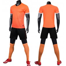 2890 Customize Team Orange Children's Soccer Jersey Kit(Shirt+Short)